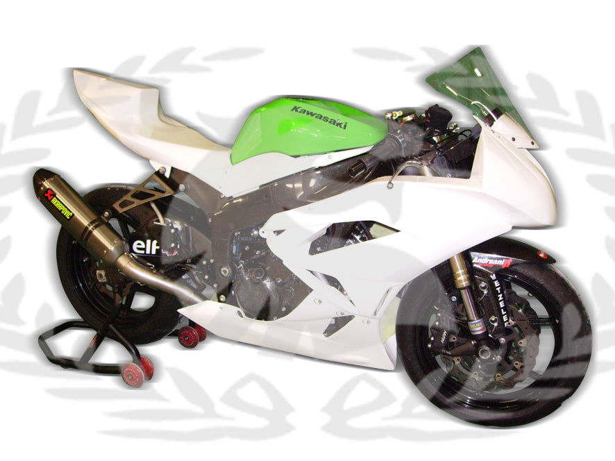 Kawasaki ZX-6R 2009-2012 – Complete Front Fairing | Plastic Works Moto